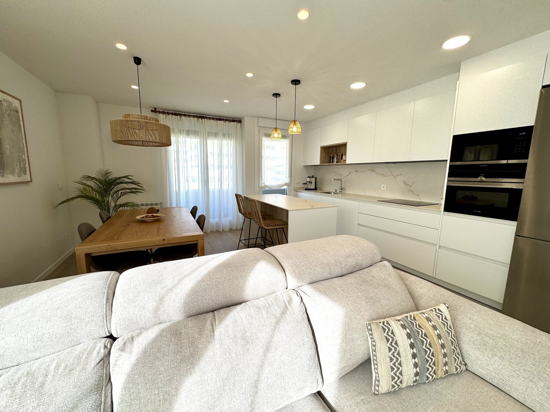 Cocina con Isla Central en Bizkaia · vista 6