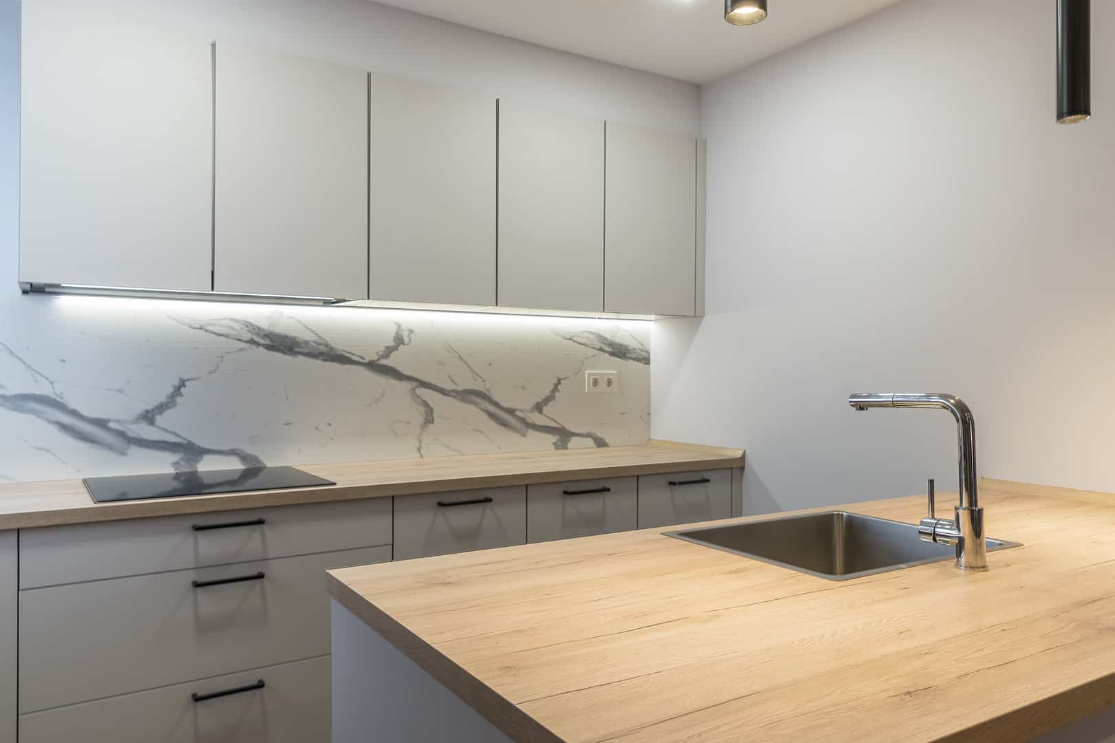 Encimera estratificada de aspecto madera · vista 5