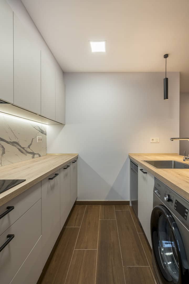 Encimera estratificada de aspecto madera · vista 10