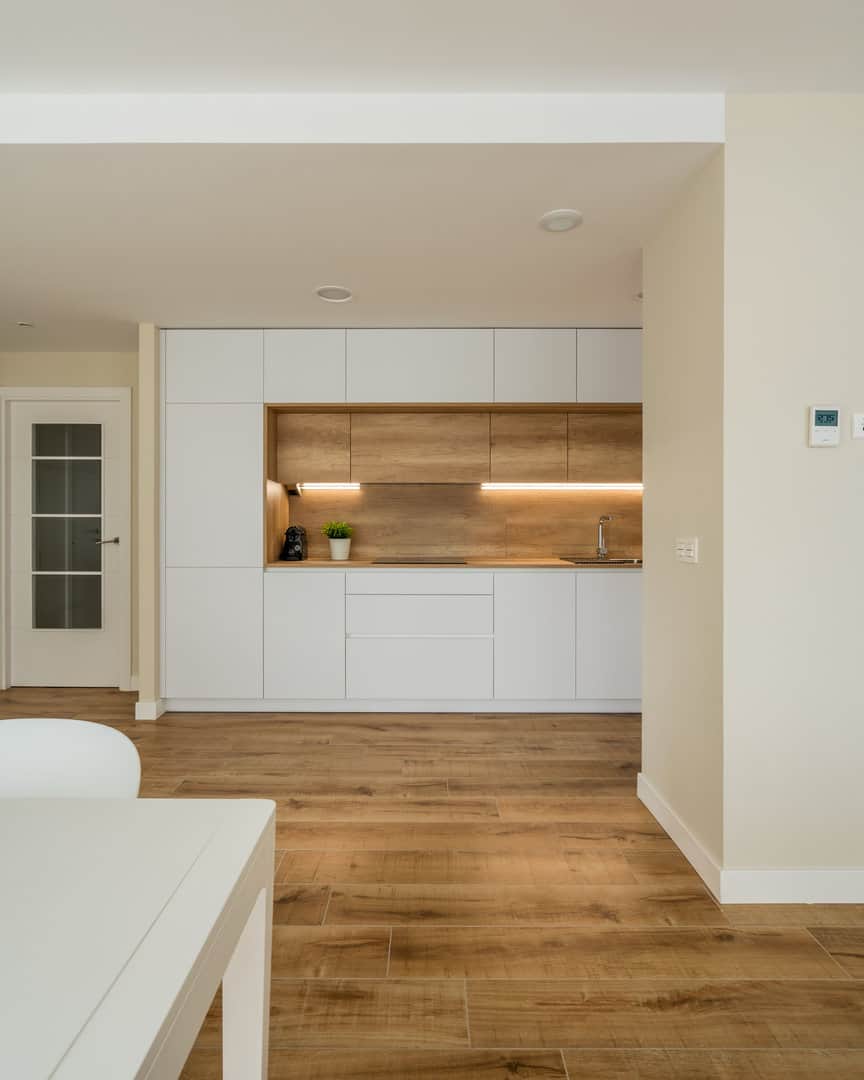 Mueble de salón antracita y madera · vista 4
